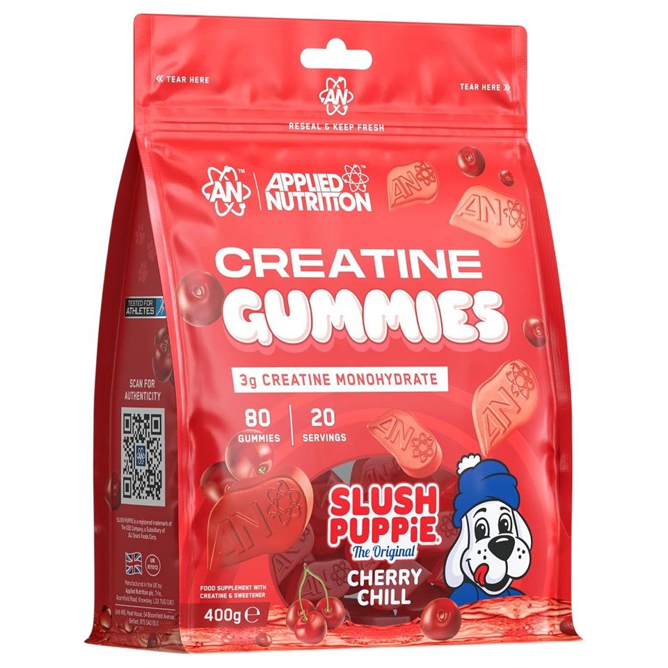 Applied Nutrition Creatine Gummies Blue Raspberry, 80 Gummies