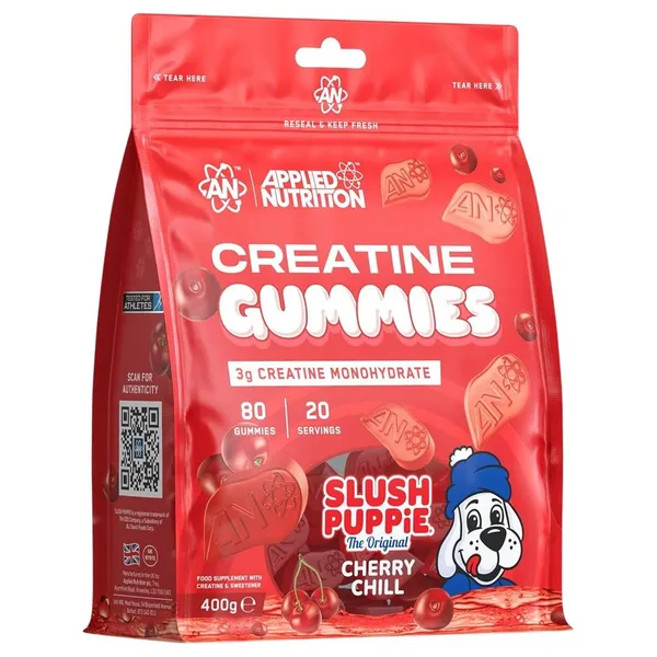 Applied Nutrition Creatine Gummies Blue Raspberry, 80 Gummies