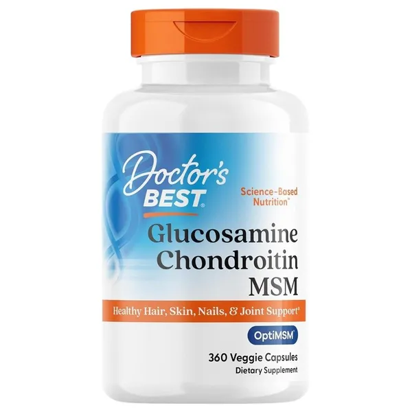 Doctor's Best, Glucosamine Chondroitin MSM, 360 Veggie Capsules