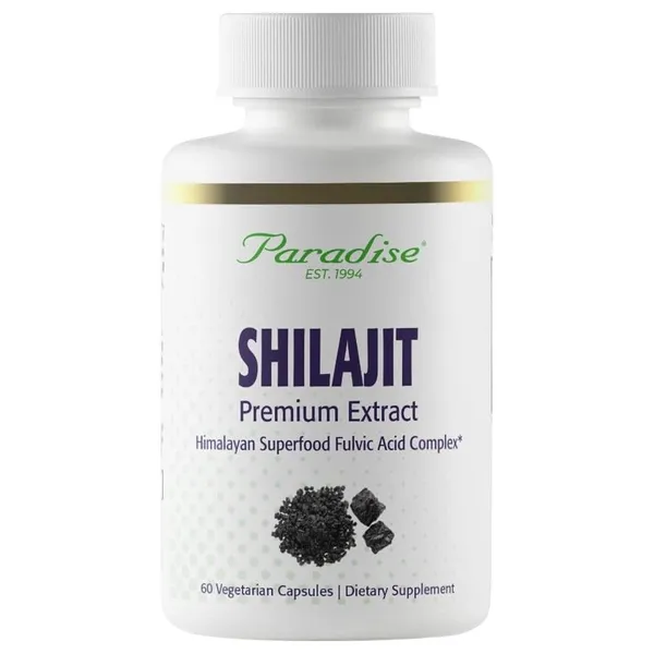 Paradise Herbs, Shilajit Premium Extract, 250 mg, 60 Vegetarian Capsules