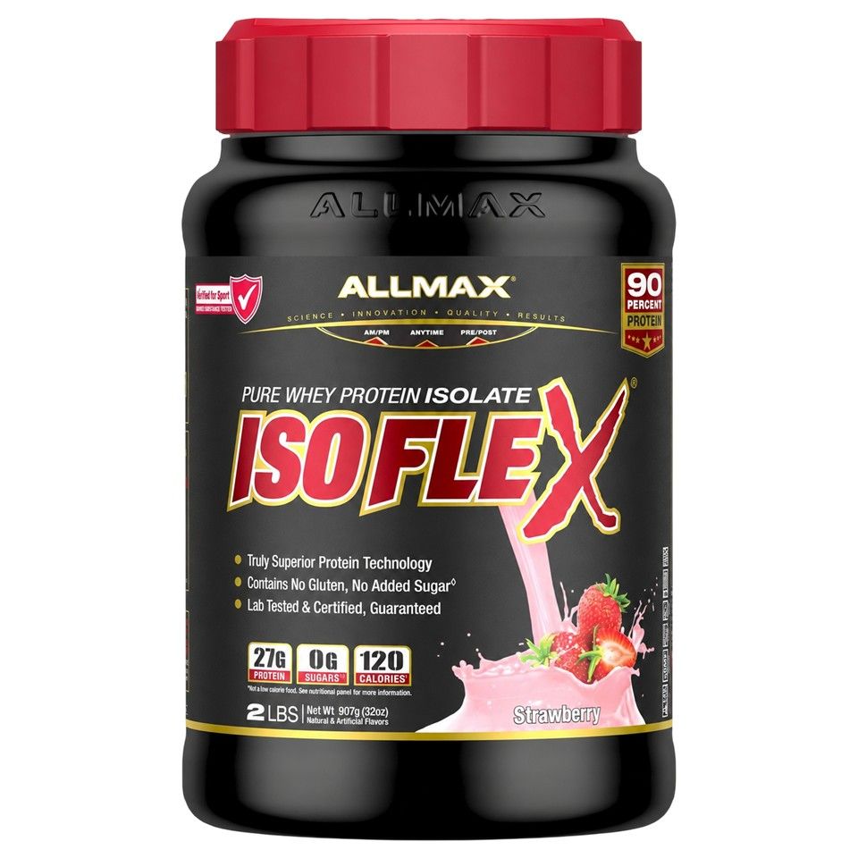 ALLMAX, ISOFLEX, Pure Whey Protein Isolate, Chocolate, 2 lbs (907 g)