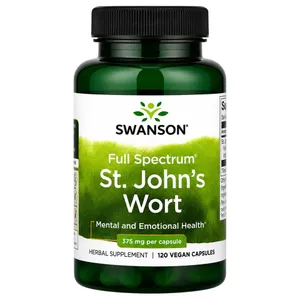 Swanson Vitamins, Full Spectrum St. John's Wort, 375 mg, 120 Vegan Capsules