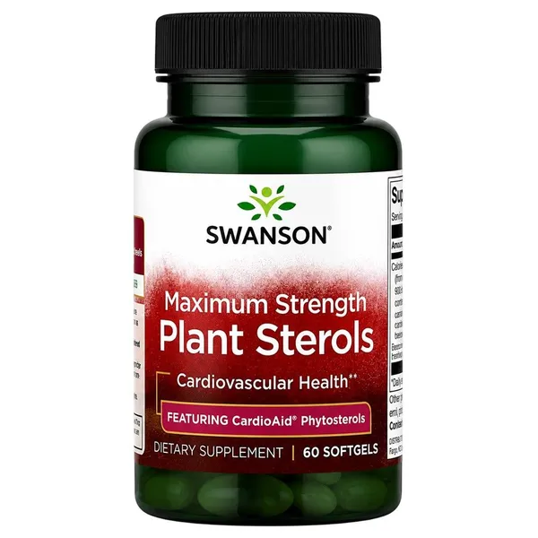 Swanson Vitamins, Plant Sterols, Maximum Strength, 60 Softgels