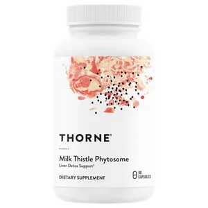 Thorne, Milk Thistle Phytosome, 90 Capsules (180 mg per Capsule)