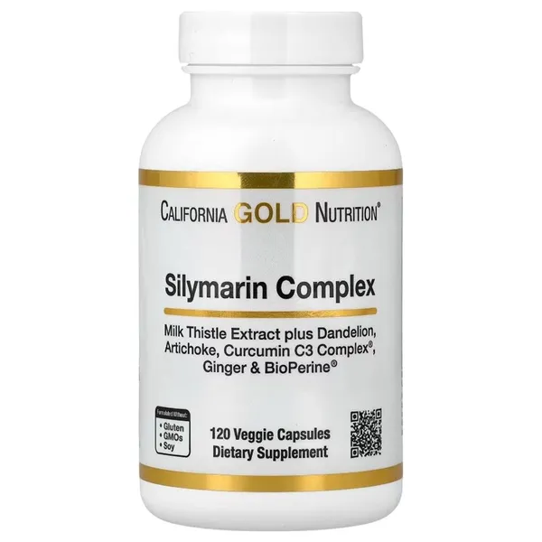 California Gold Nutrition, Silymarin Complex, 120 Veggie Capsules