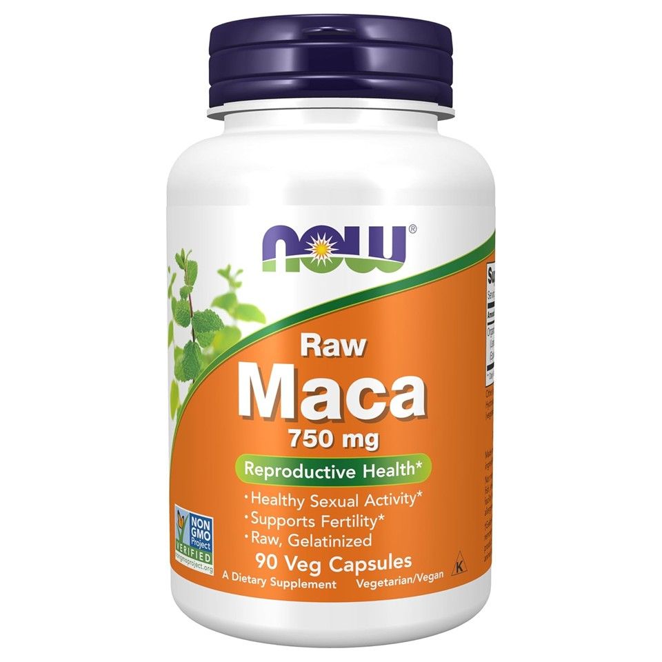 NOW Foods, Raw Maca, 750 mg, 90 Veg Capsules