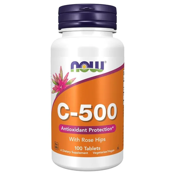 NOW Foods, C-500 With Rose Hips, 100 Tablets