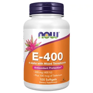NOW Foods, E-400 D-Alpha with Mixed Tocopherols, 100 Softgels