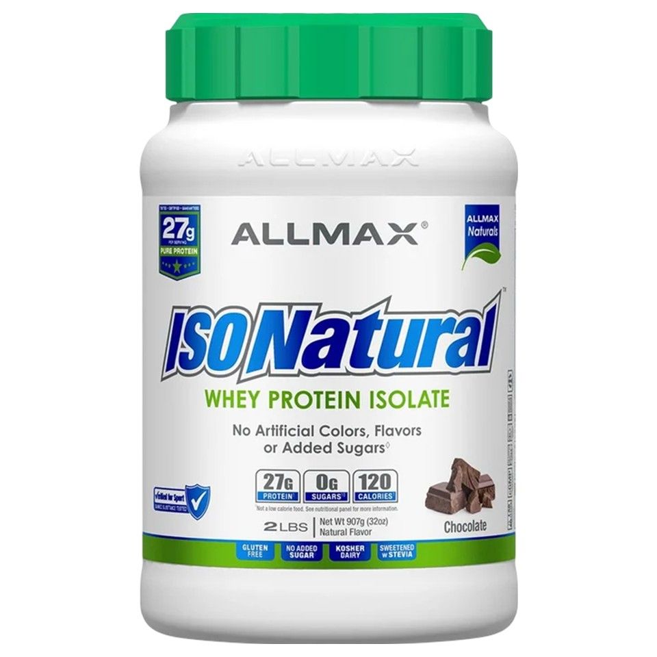 ALLMAX, ISONatural, Whey Protein Isolate, Chocolate, 2 lbs (907 g)
