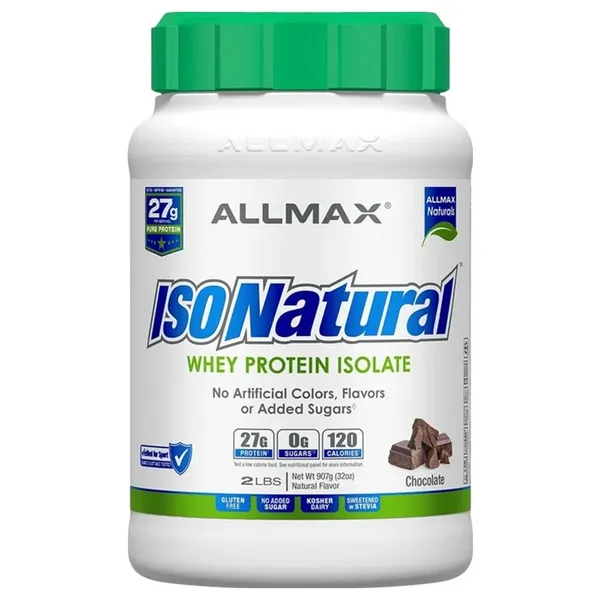 ALLMAX, ISONatural, Whey Protein Isolate, Chocolate, 2 lbs (907 g)