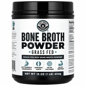 Left Coast Performance, Bone Broth Powder, Beef, 16 oz (454 g)