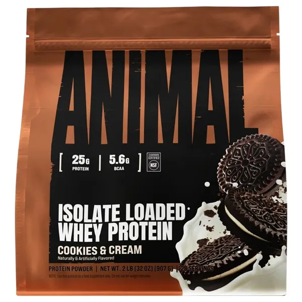 Animal, Isolate Loaded Whey Protein Powder, Chocolate, 2 lb (907 g)