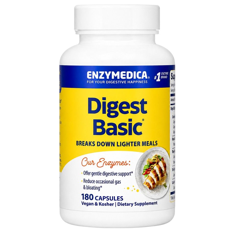 Enzymedica, Digest Basic, 180 Capsules