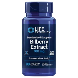 Life Extension European Bilberry Extract 100 mg - 90 Vegetarian Capsules