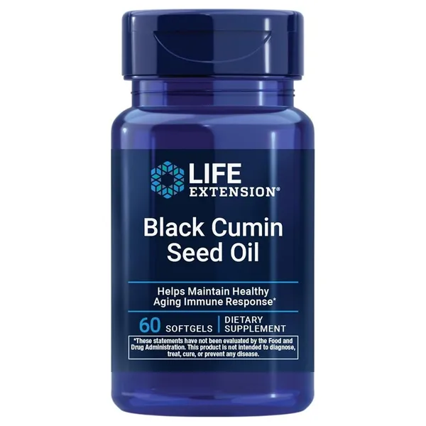 Life Extension, Black Cumin Seed Oil, 60 Softgels (500 mg per Softgel)