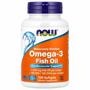 NOW Foods, Omega-3 Fish Oil, 100 Softgels