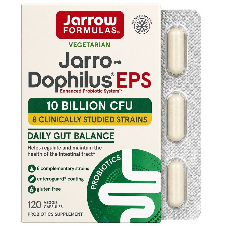 Jarrow Formulas, Jarro-Dophilus EPS, 120 Veggie Caps (5 Billion CFU per Capsule)